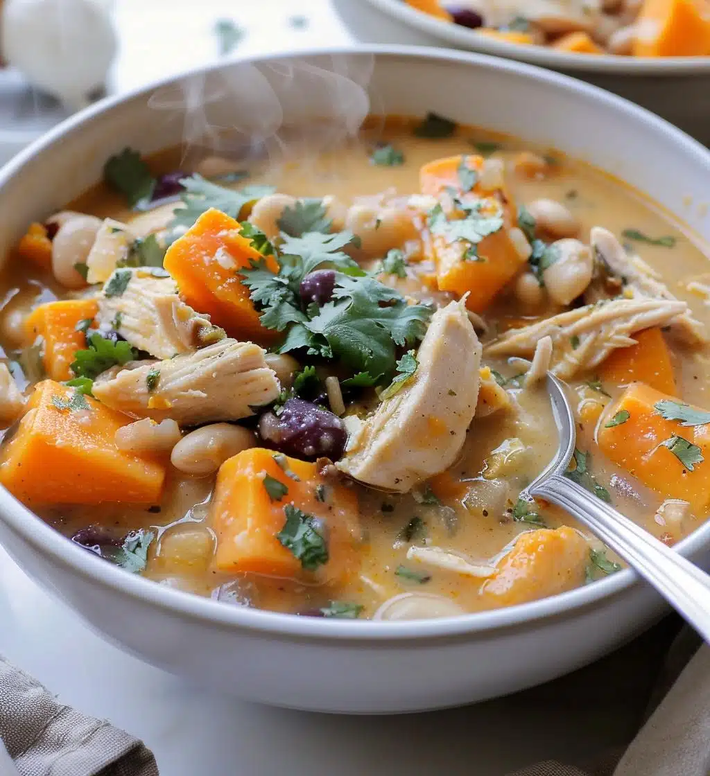 White Chicken Chili with Sweet Potatoes - detail 1