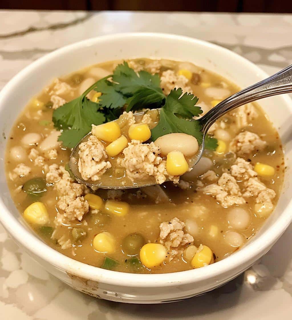 White Turkey Chili (chicken substitute) - detail 1