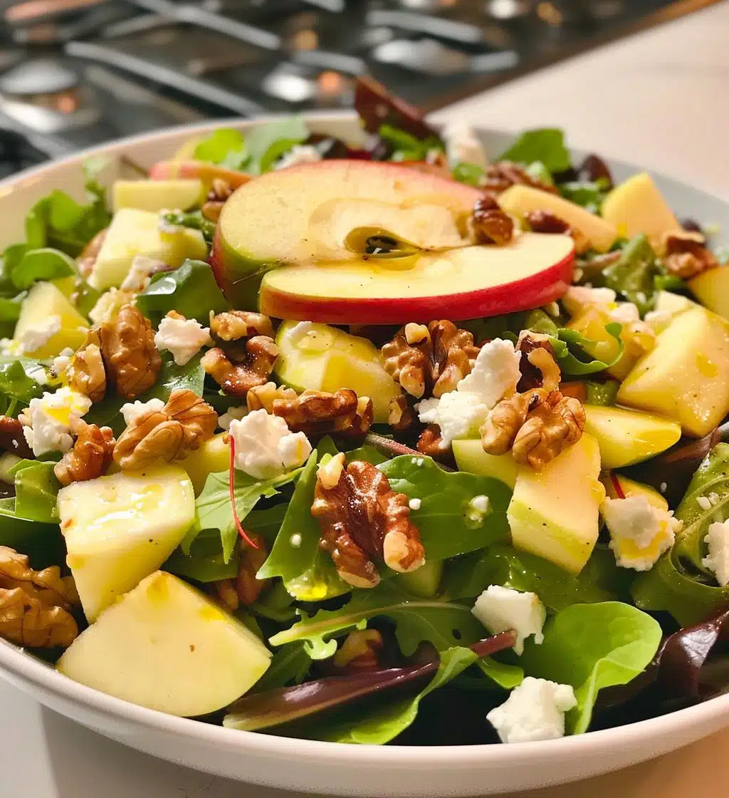 Winter Apple Walnut Salad - detail 1