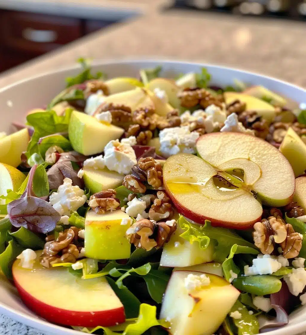 Winter Apple Walnut Salad