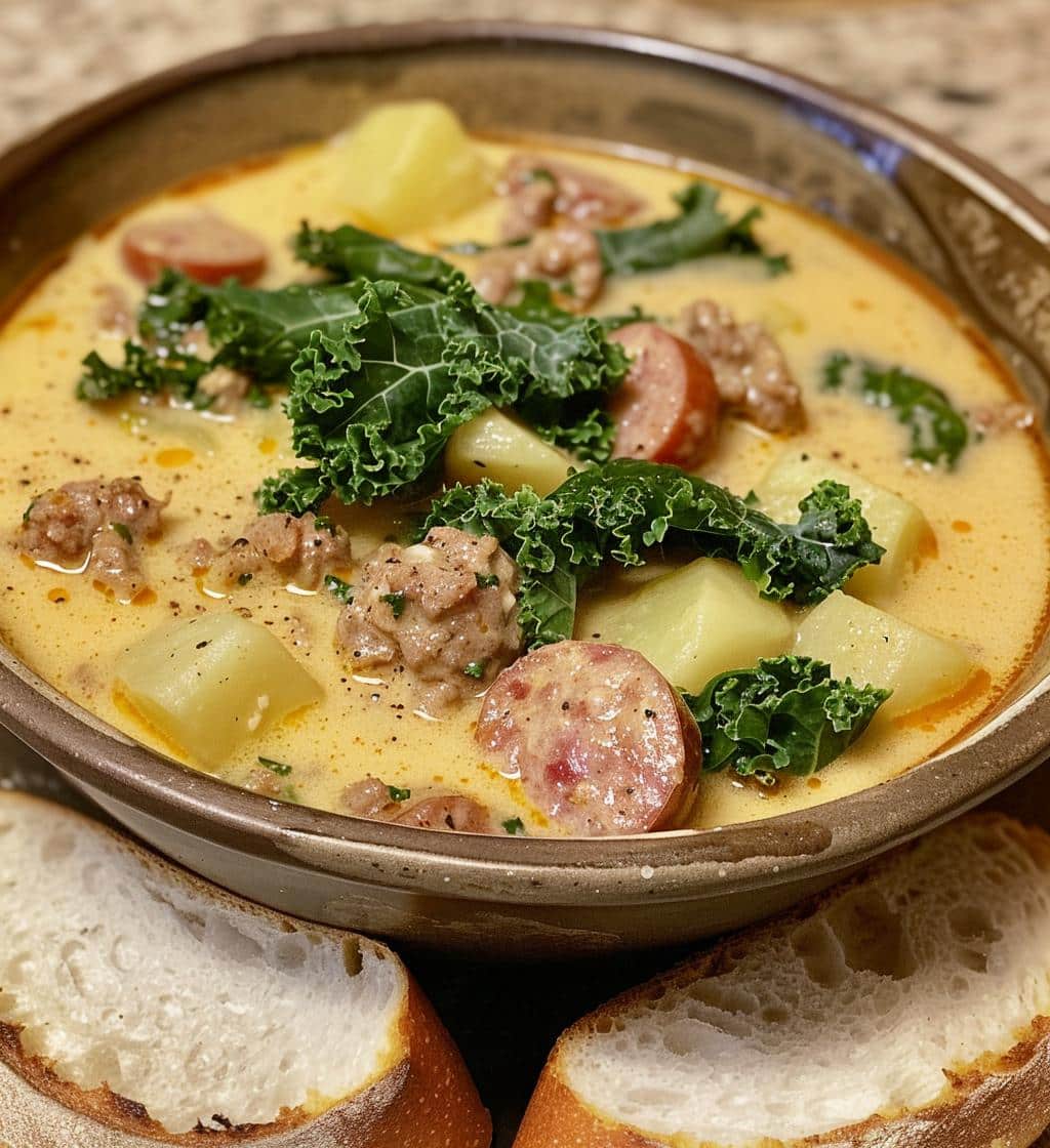 Zuppa Toscana (turkey or chicken sausage)