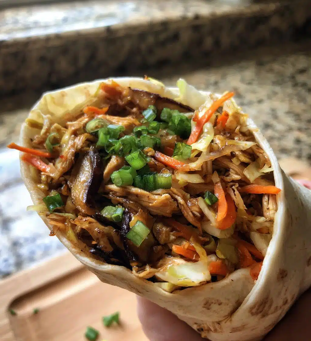 a cozy take on classic moo shu chicken recipe
