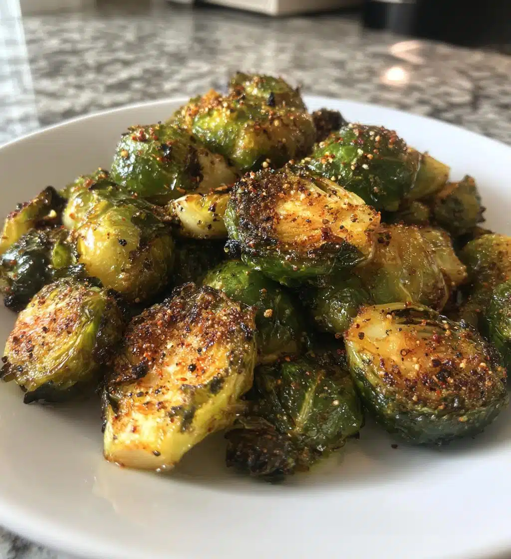 air fryer brussels sprouts