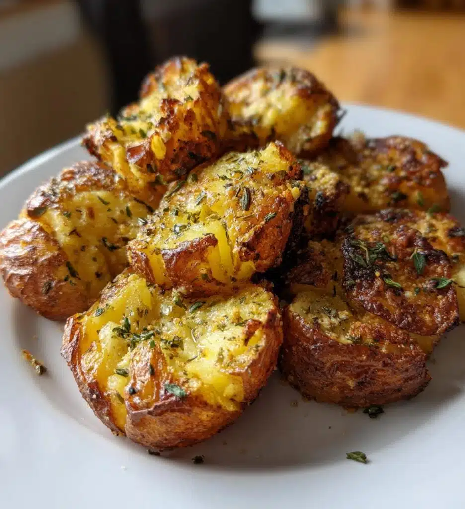 air fryer smashed potatoes