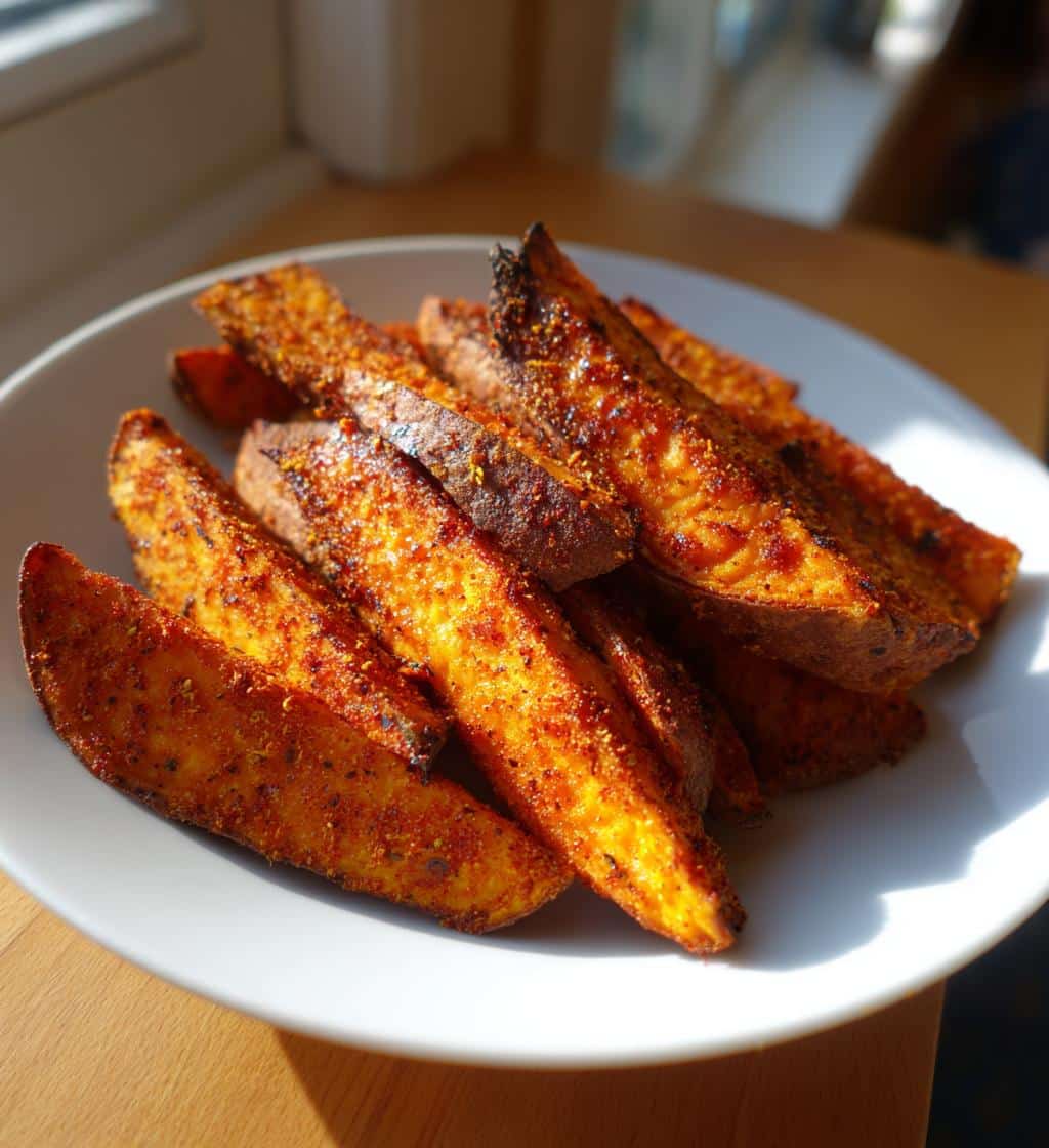air fryer sweet potato wedges