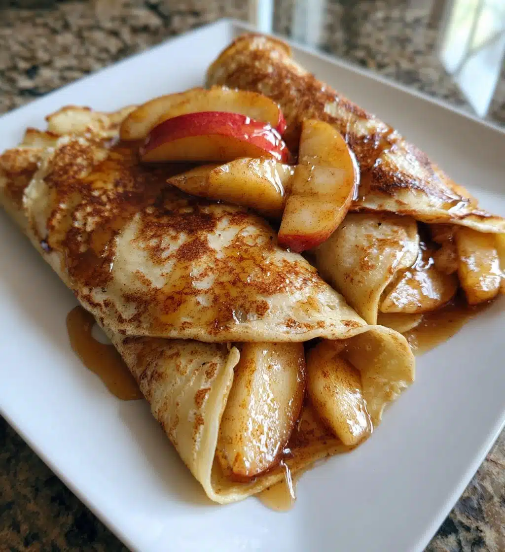 apple cinnamon crepes vegan gluten free - detail 1