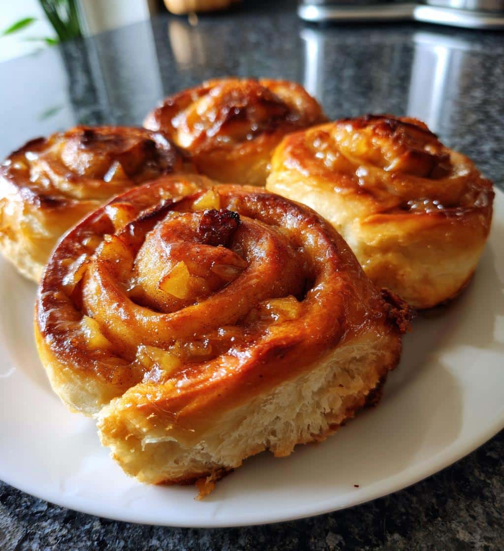 apple cinnamon rolls vegan gluten free - detail 1