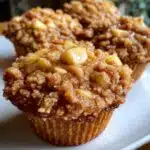 apple crumble muffins