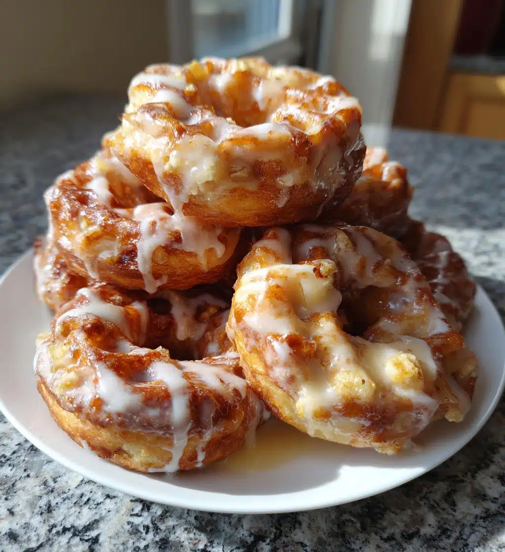 apple fritter waffle donuts recipe - detail 1