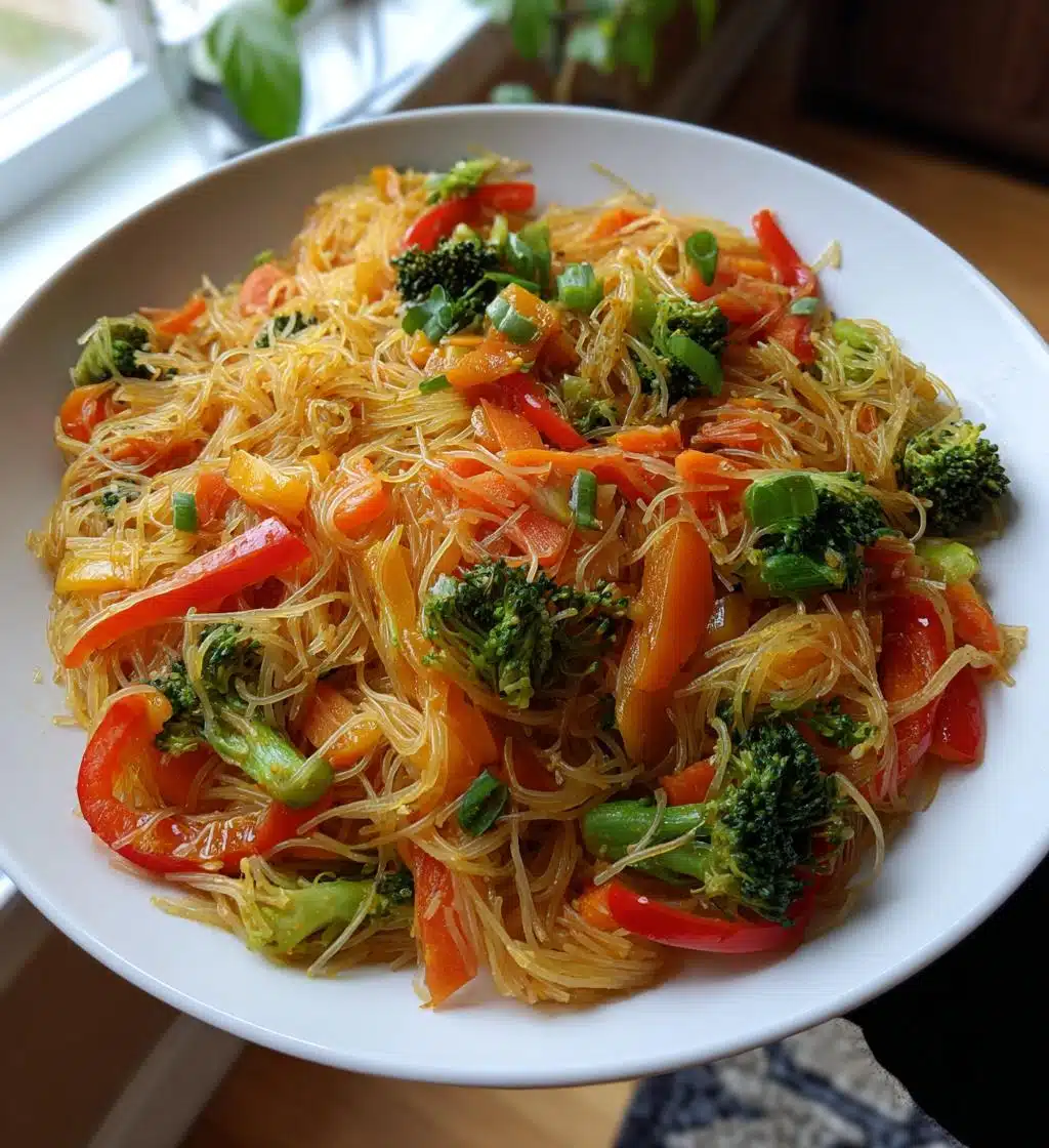 asian vermicelli stir fry noodles