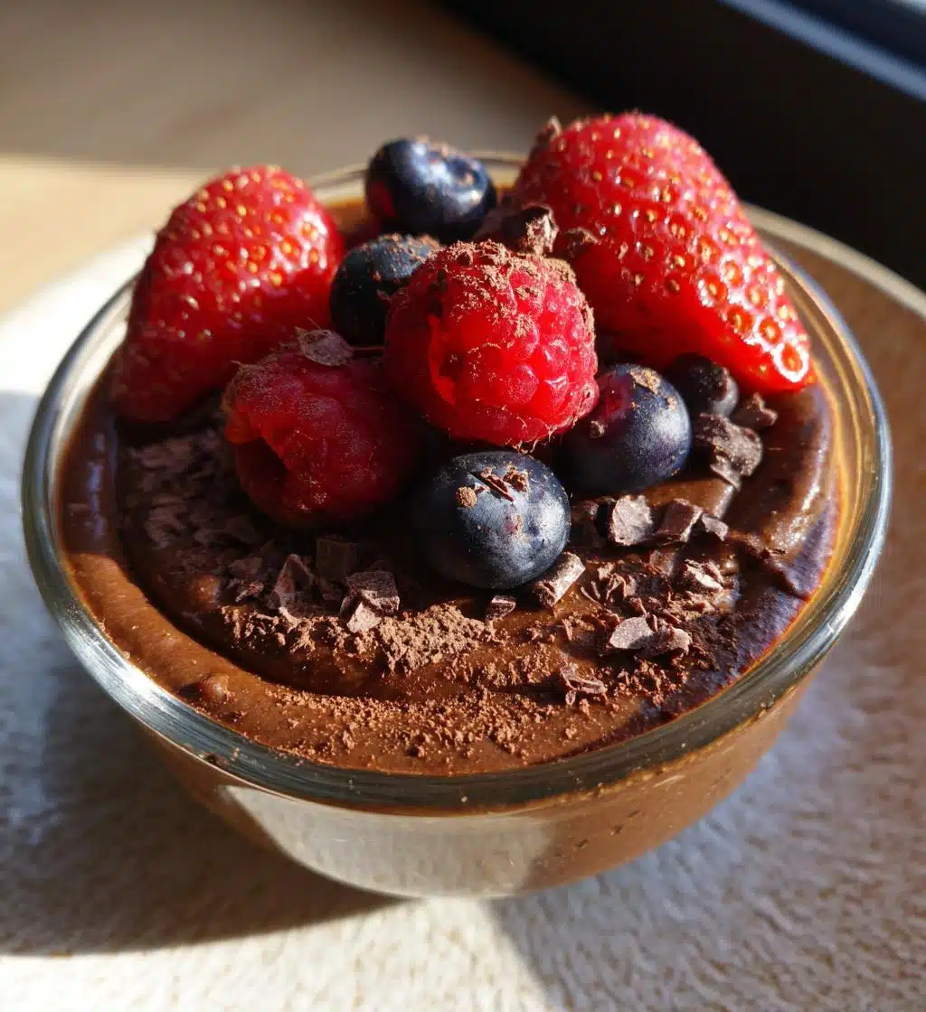 avocado chocolate pudding