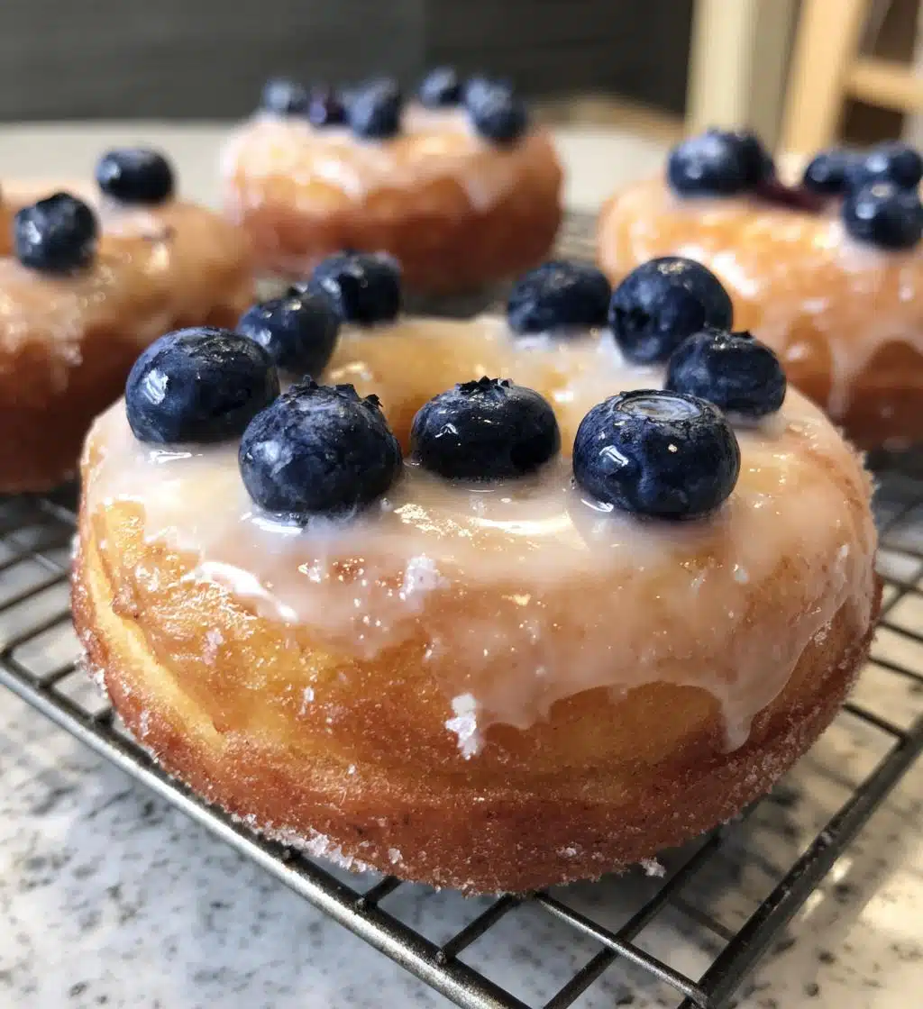 baked blueberry donuts vegan gluten free