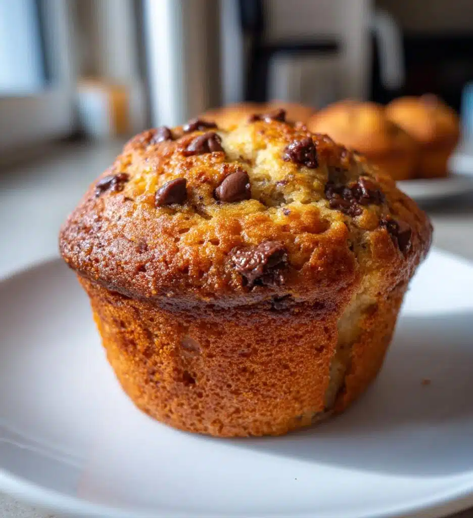 banana chocolate chip muffins