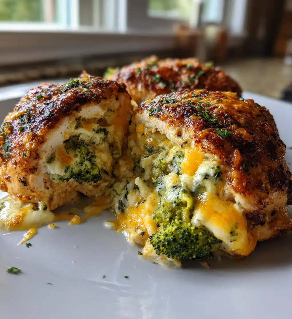 best broccoli cheese stuffed chicken breast recipe
