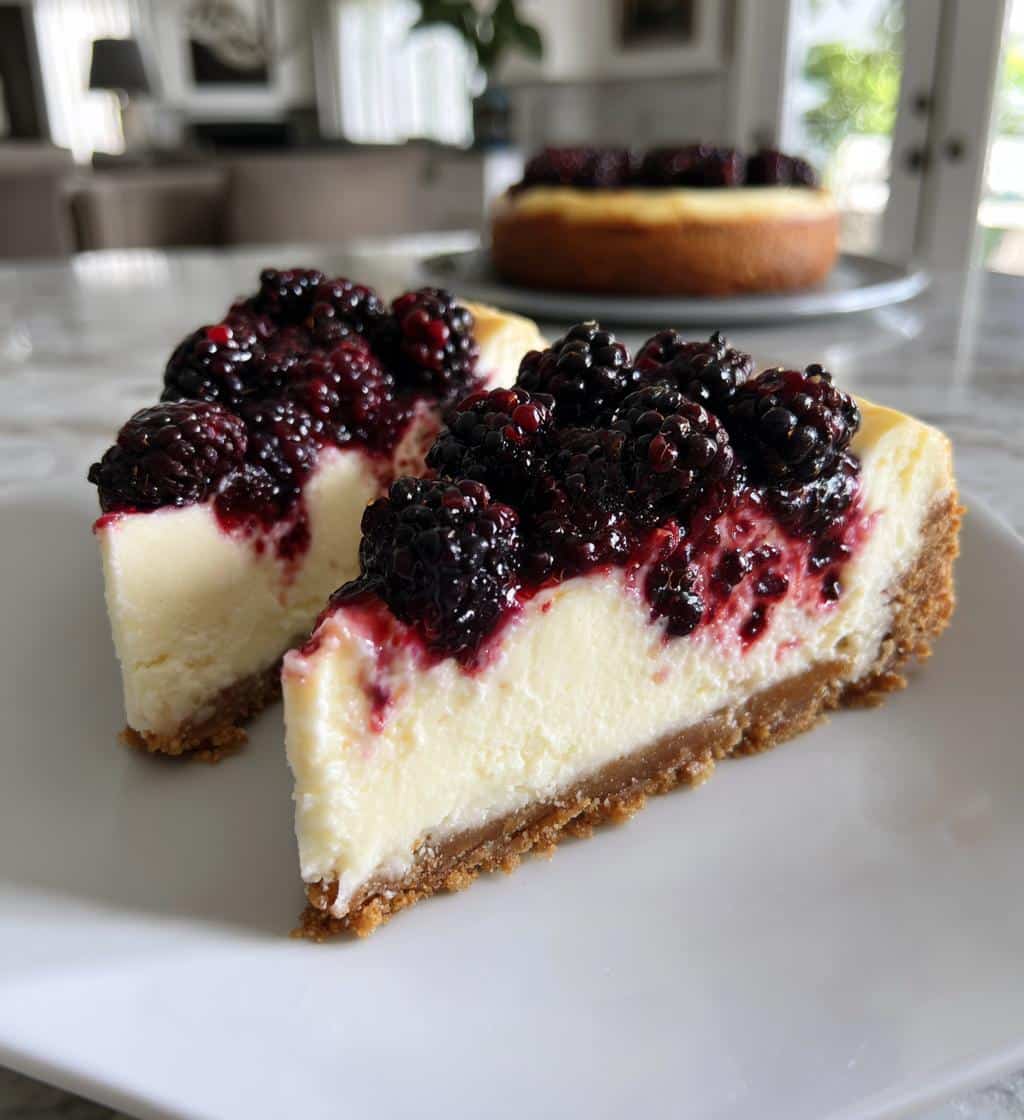 blackberry cheesecake savory recipe - detail 1