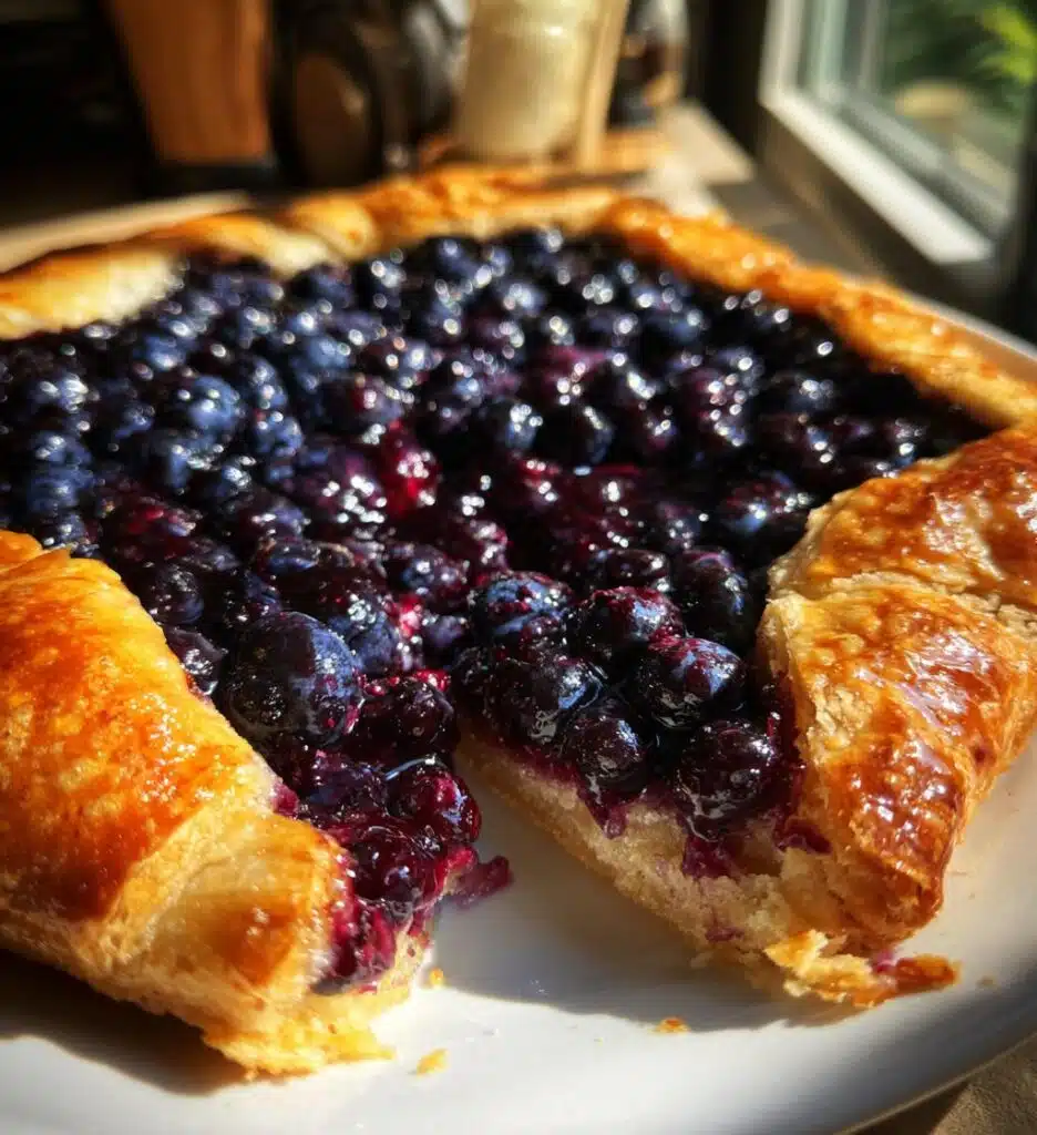 blueberry galette