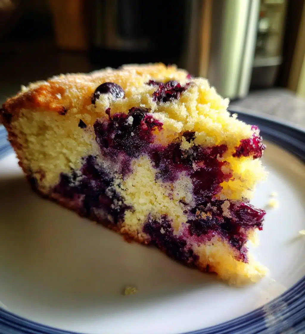blueberry sour cream coffee cake recipe - detail 1