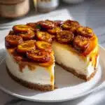 caramelized banana cheesecake rum glaze recipe