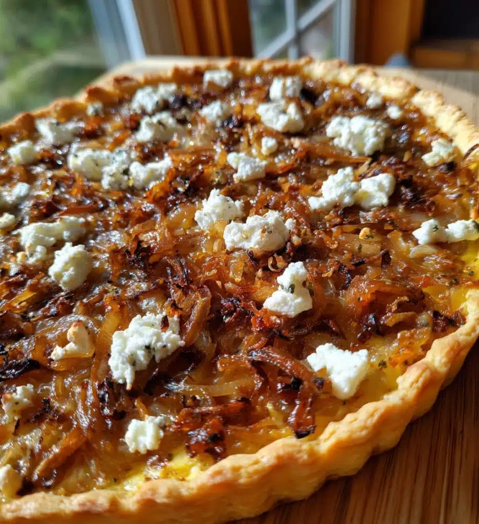 caramelized onion tart