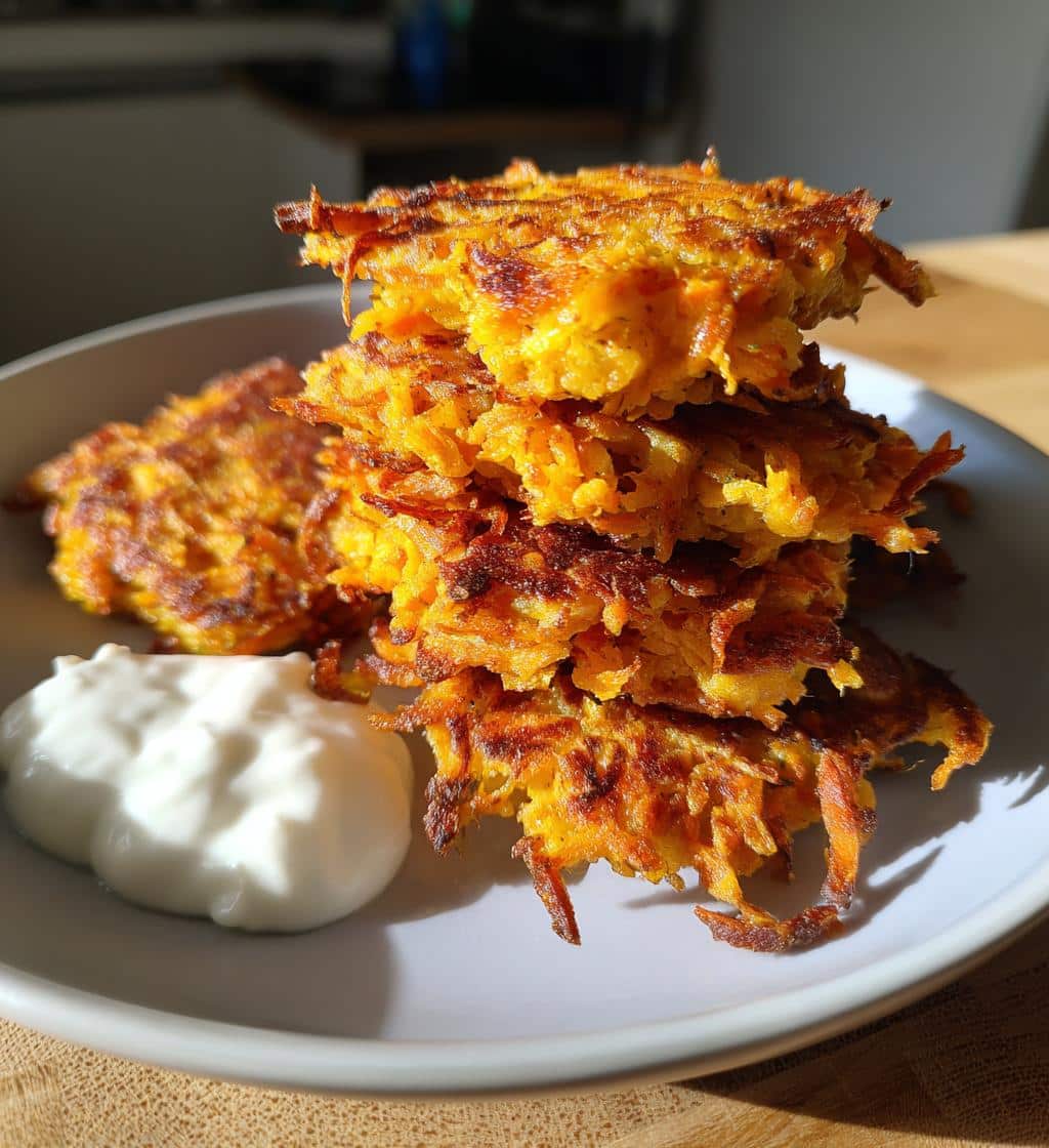 carrot fritters - detail 1