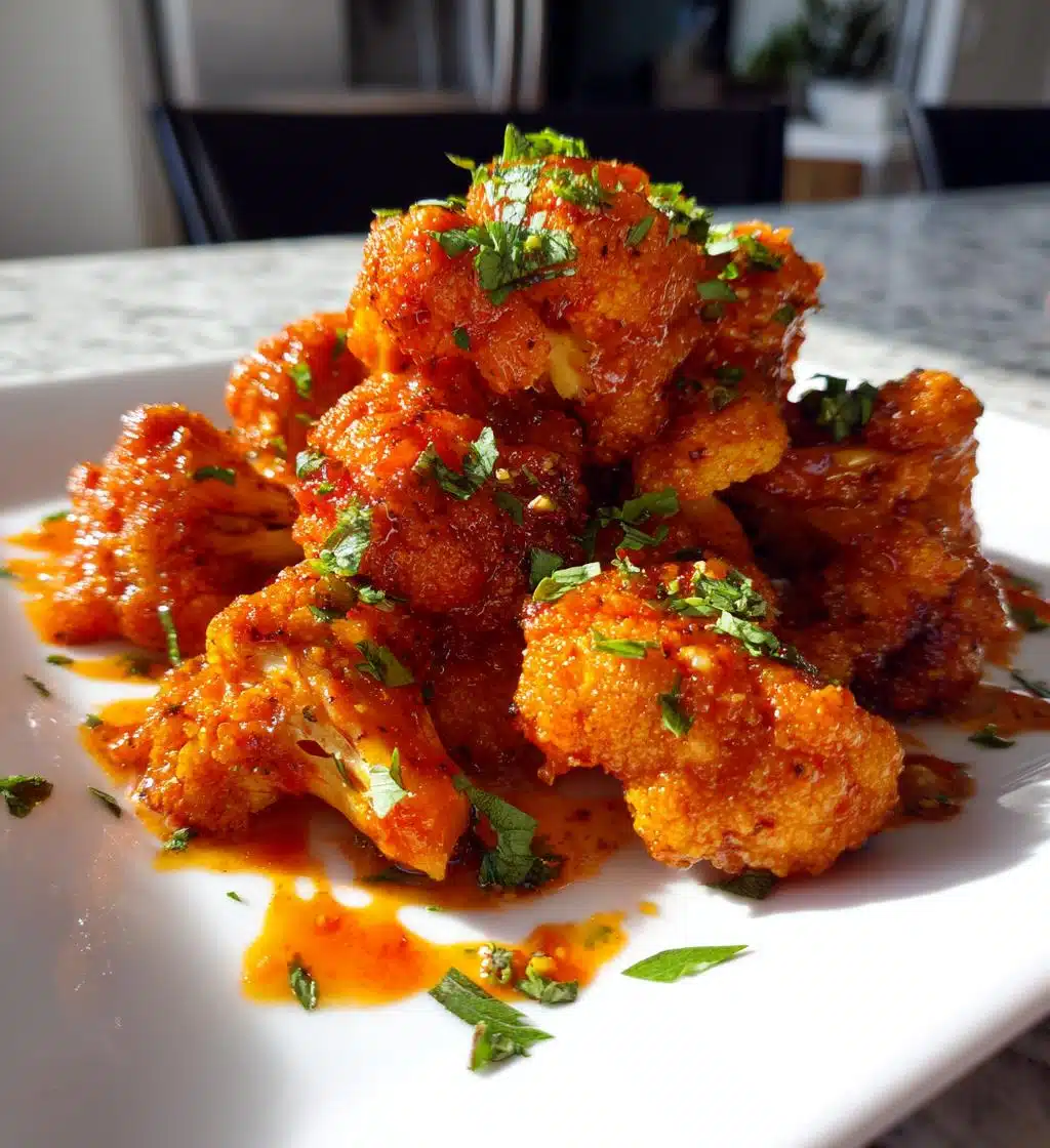 cauliflower buffalo wings recipe - detail 1