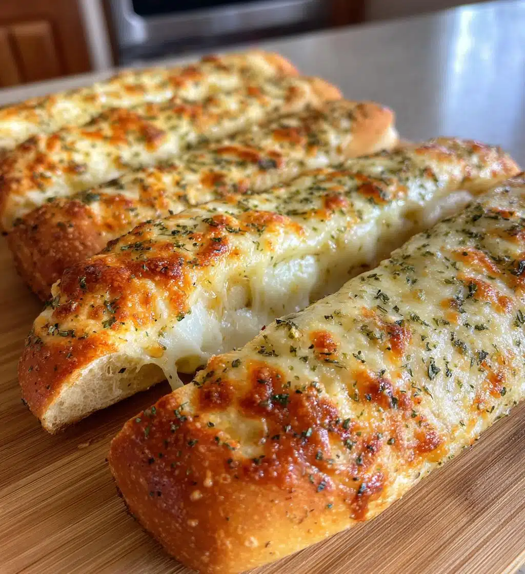 cheesy garlic breadsticks