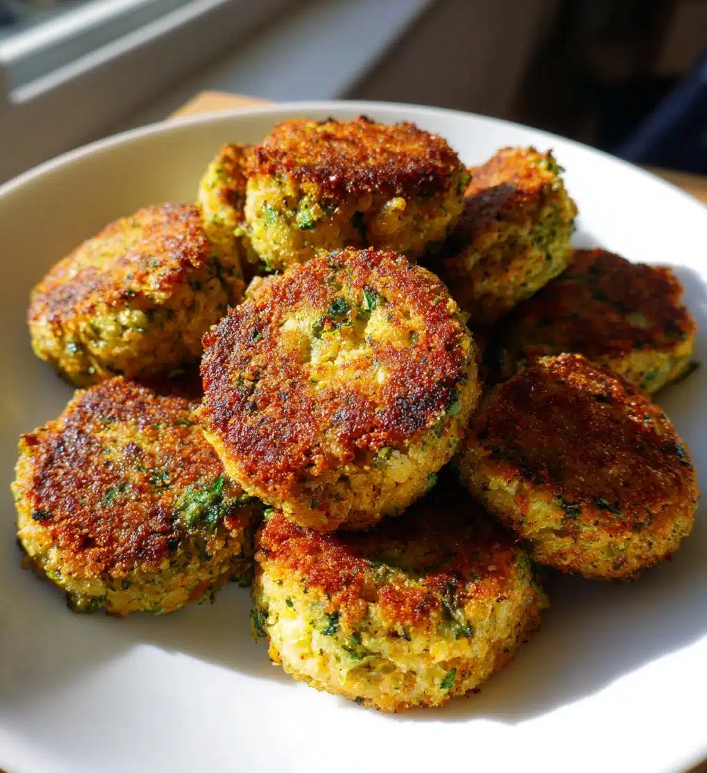chickpea broccoli nuggets - detail 1