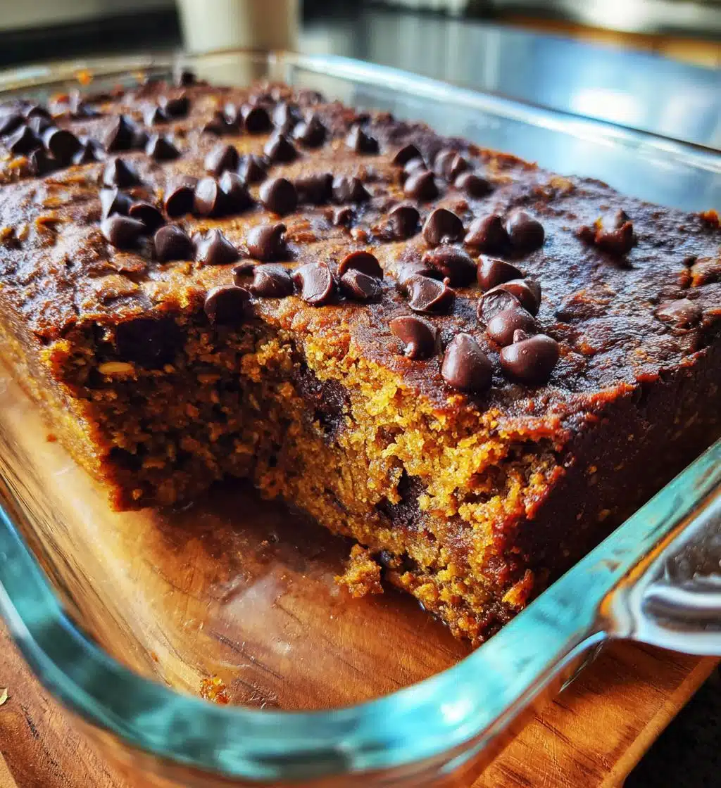 chocolate baked oats - detail 1