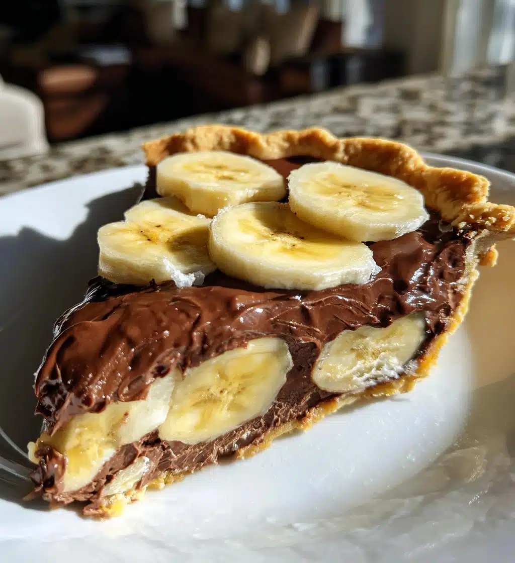 chocolate banana pie
