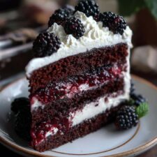 Chocolate Blackberry Gothic Halloween Cake: A Decadent Delight