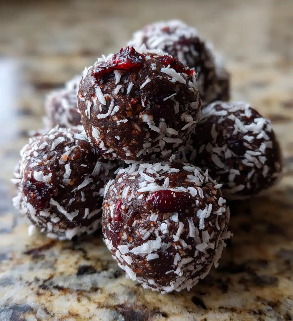 chocolate cherry coconut truffles recipe