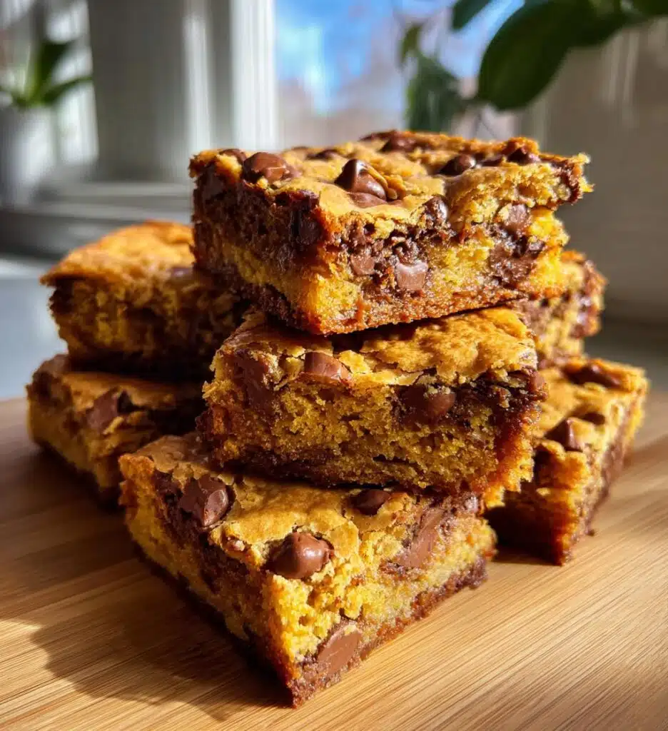 chocolate chip blondies gluten free