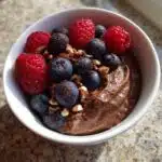 chocolate keto chia pudding
