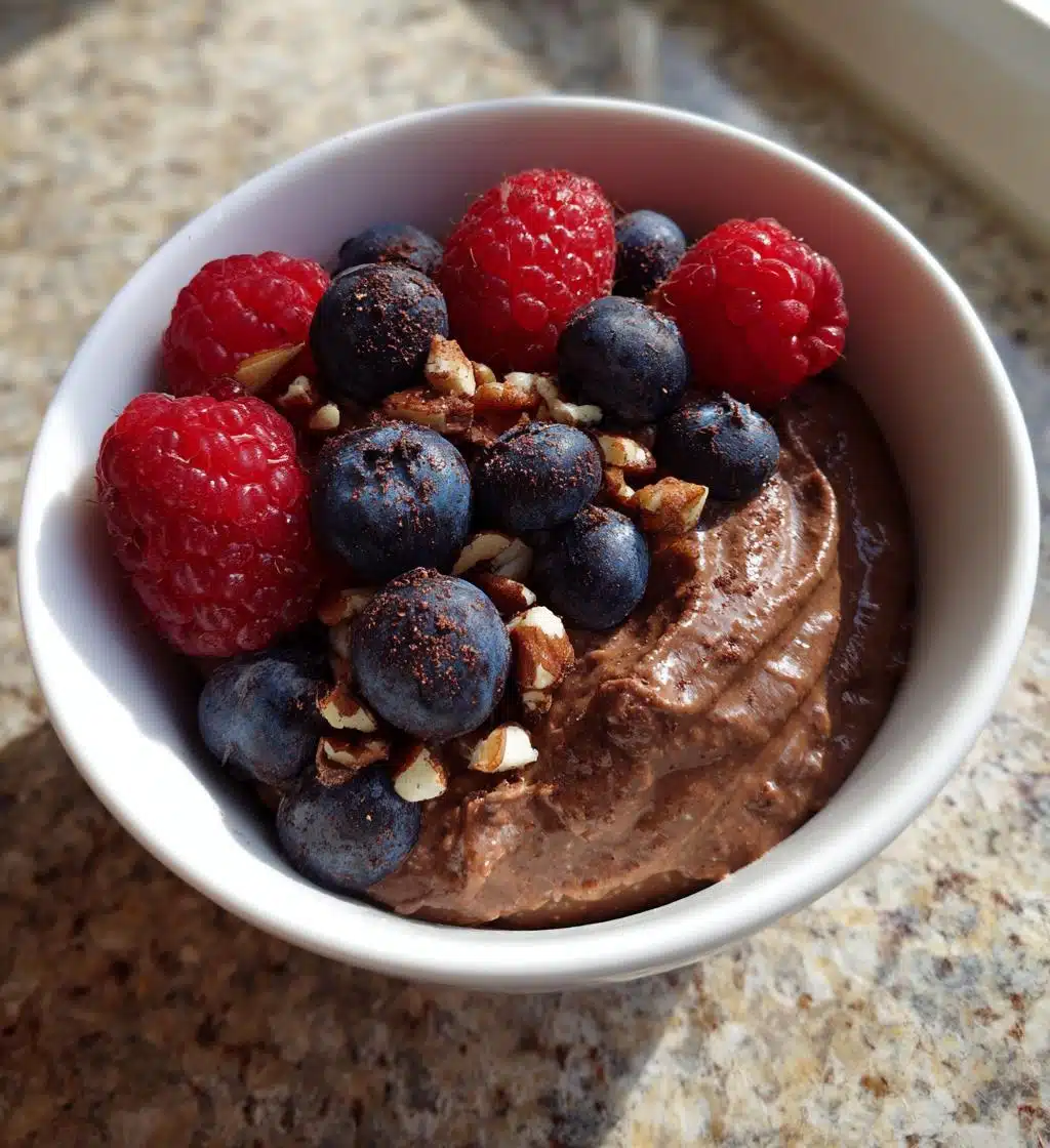 chocolate keto chia pudding