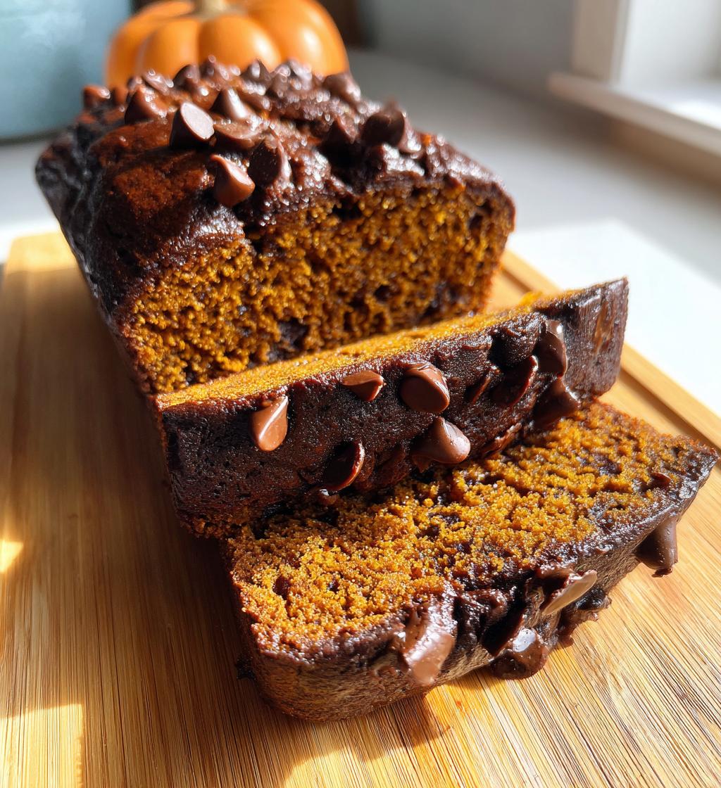 chocolate pumpkin bread - detail 1