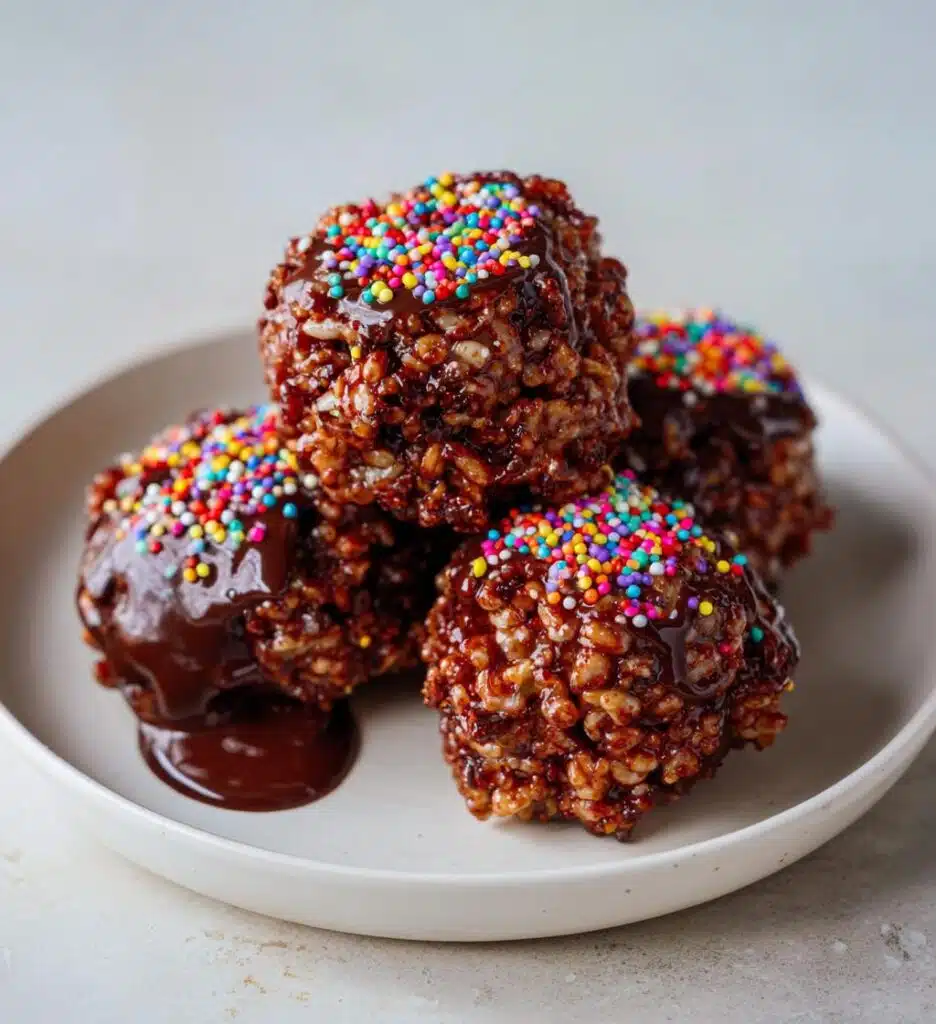 chocolate rice cakes