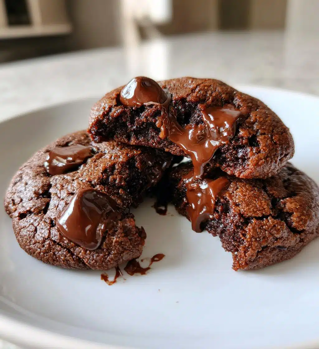 chocolate stuffed cookies vegan gluten free - detail 1