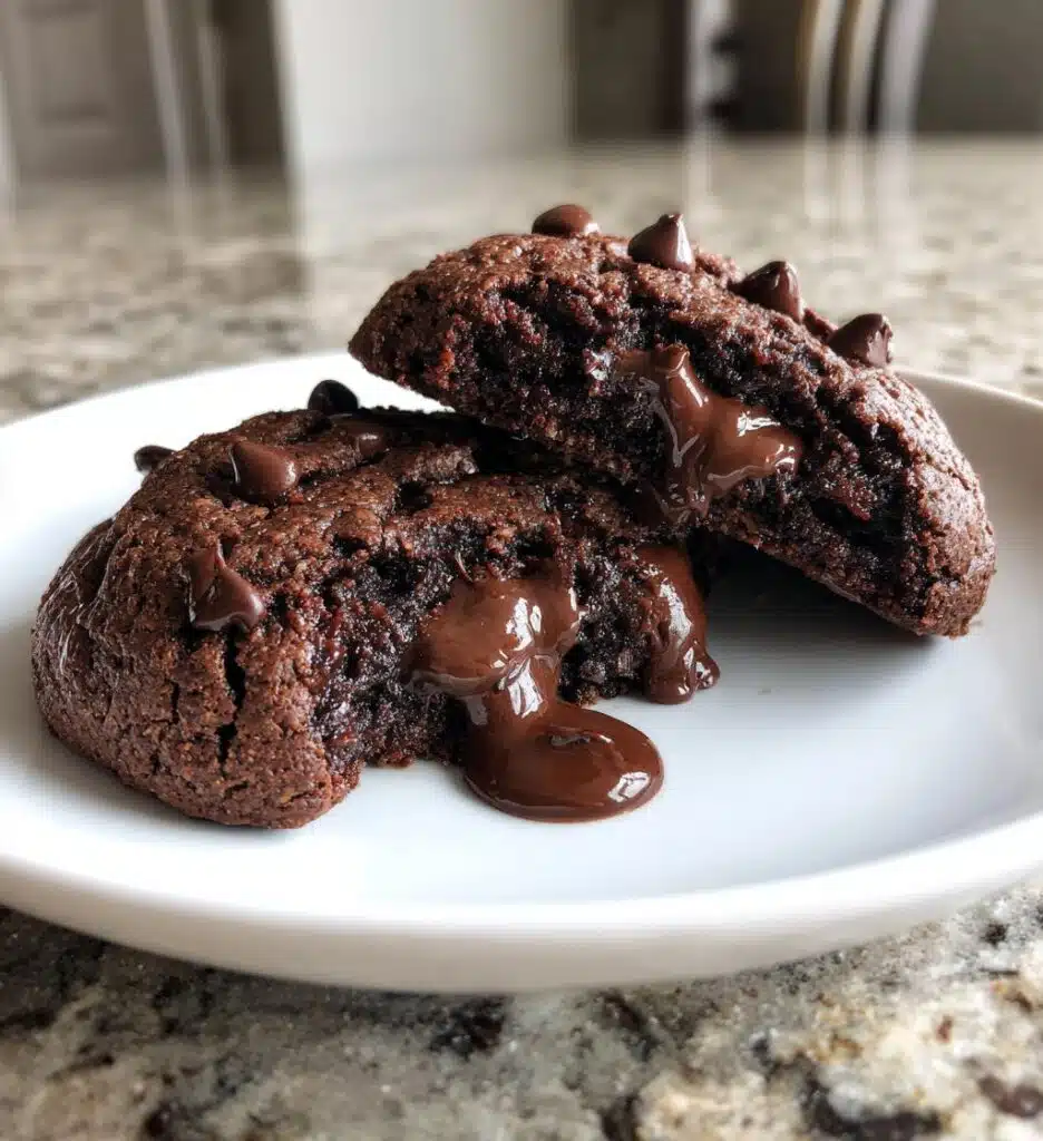 chocolate stuffed cookies vegan gluten free
