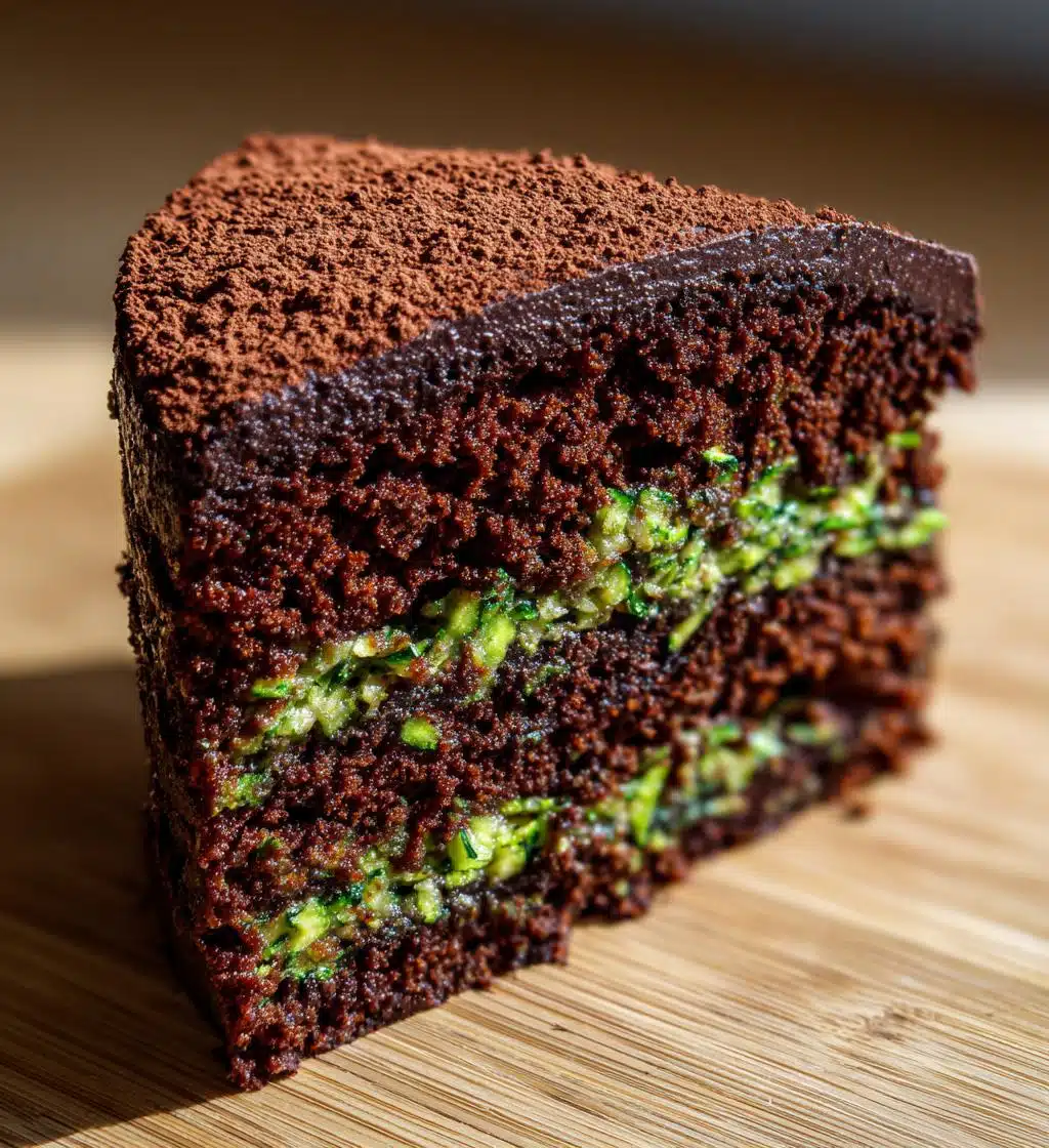 chocolate zucchini cake vegan recipe