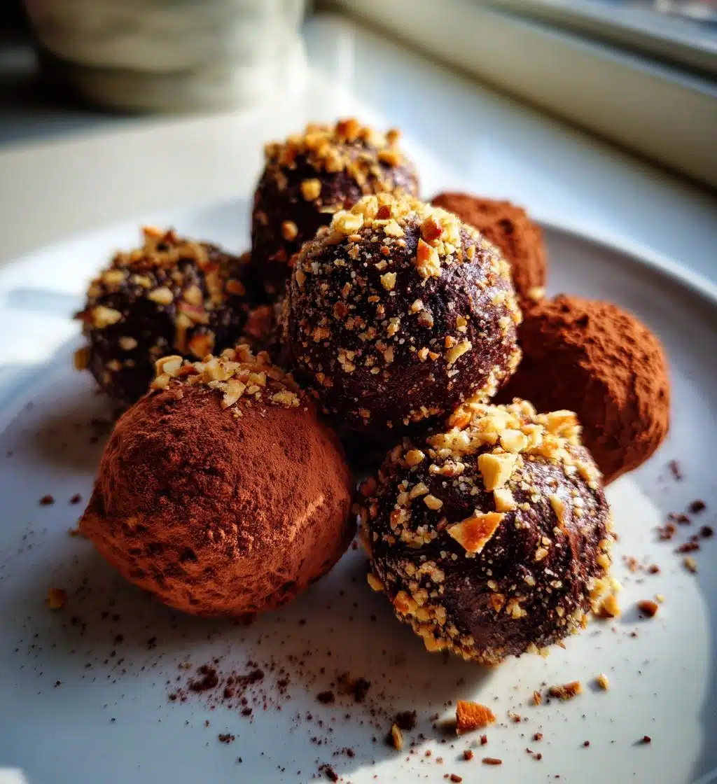 condensed milk truffles - detail 1