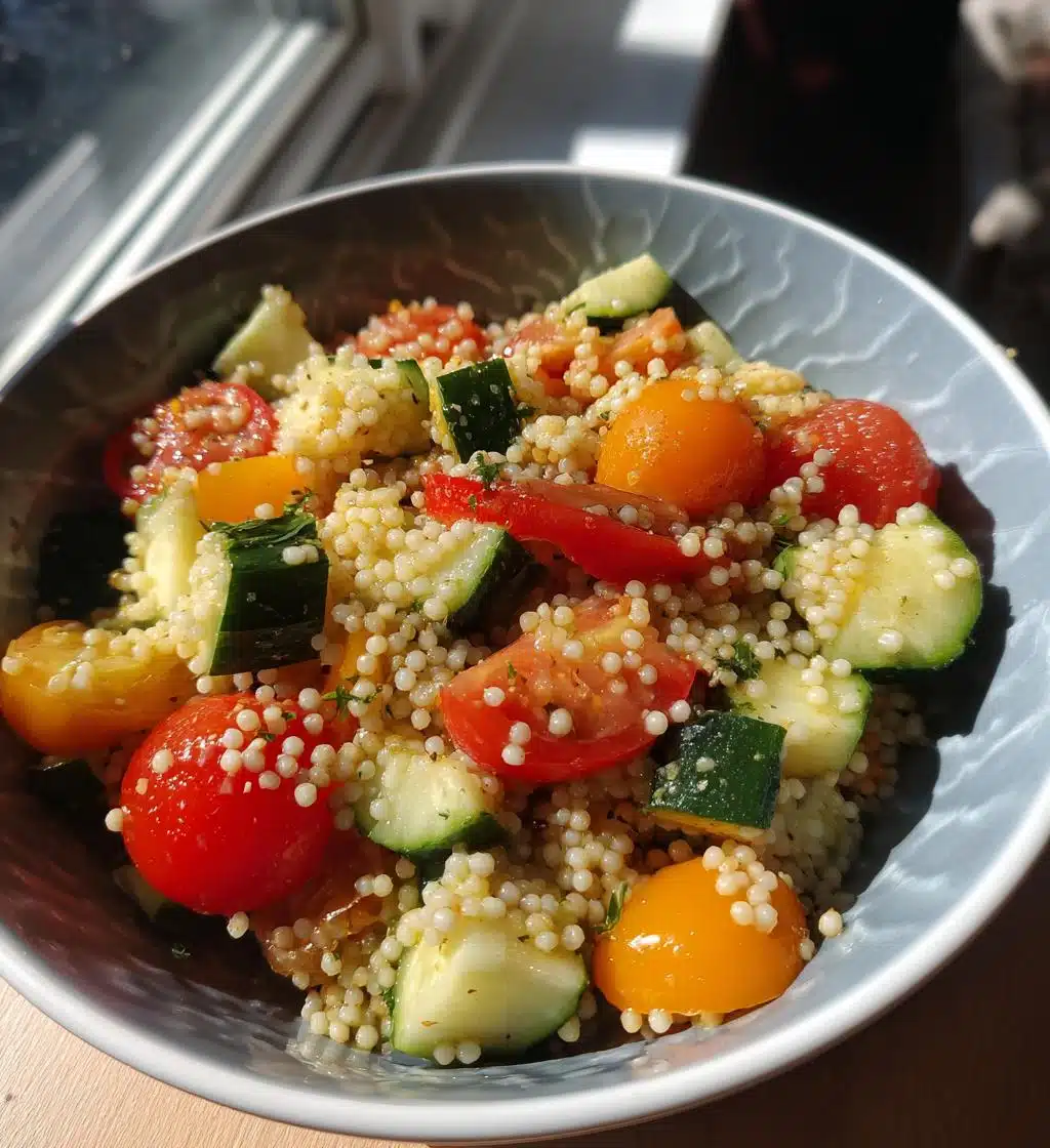 couscous salad - detail 1