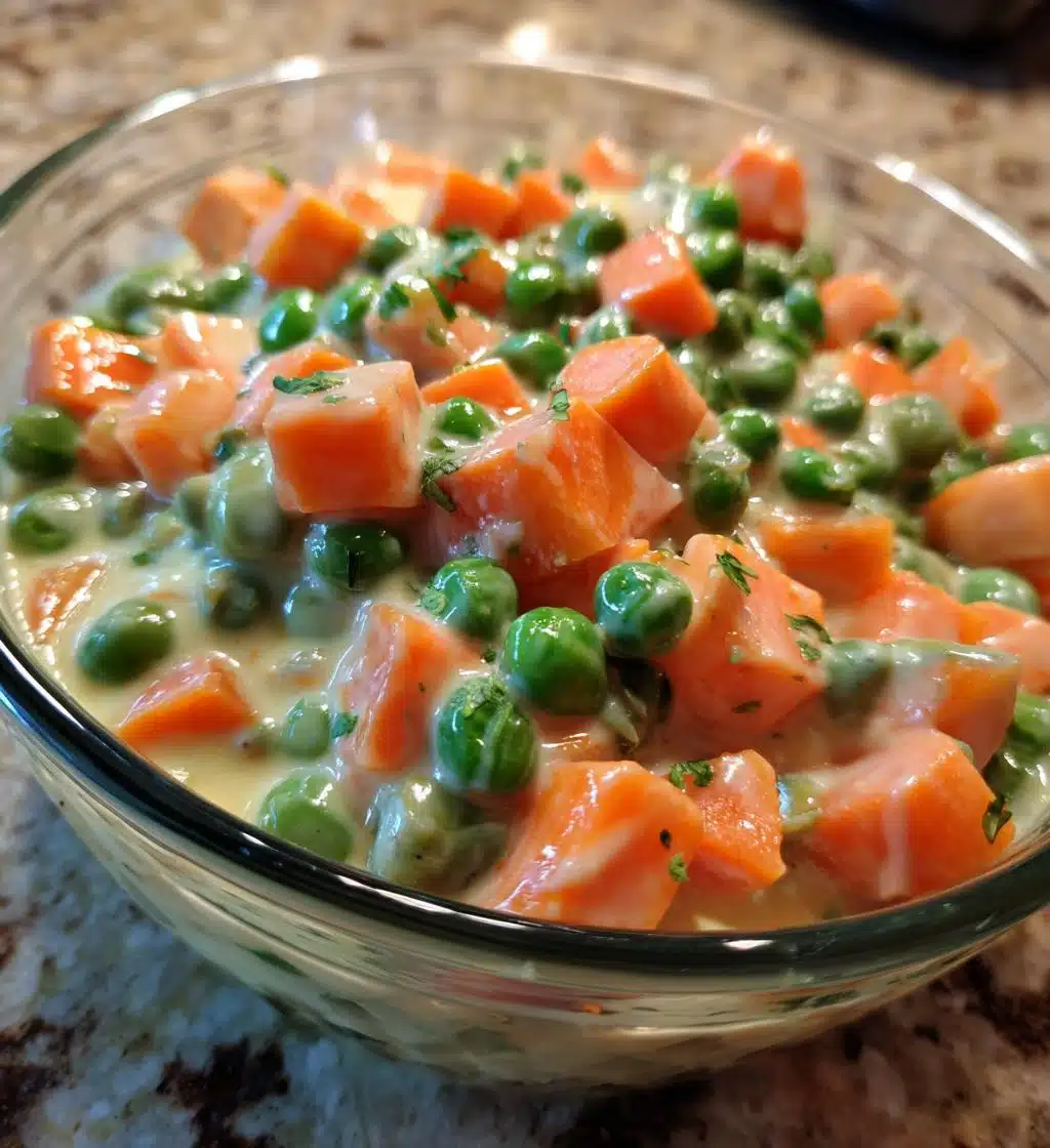 creamed peas and carrots