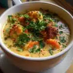 creamy vegan cauliflower soup