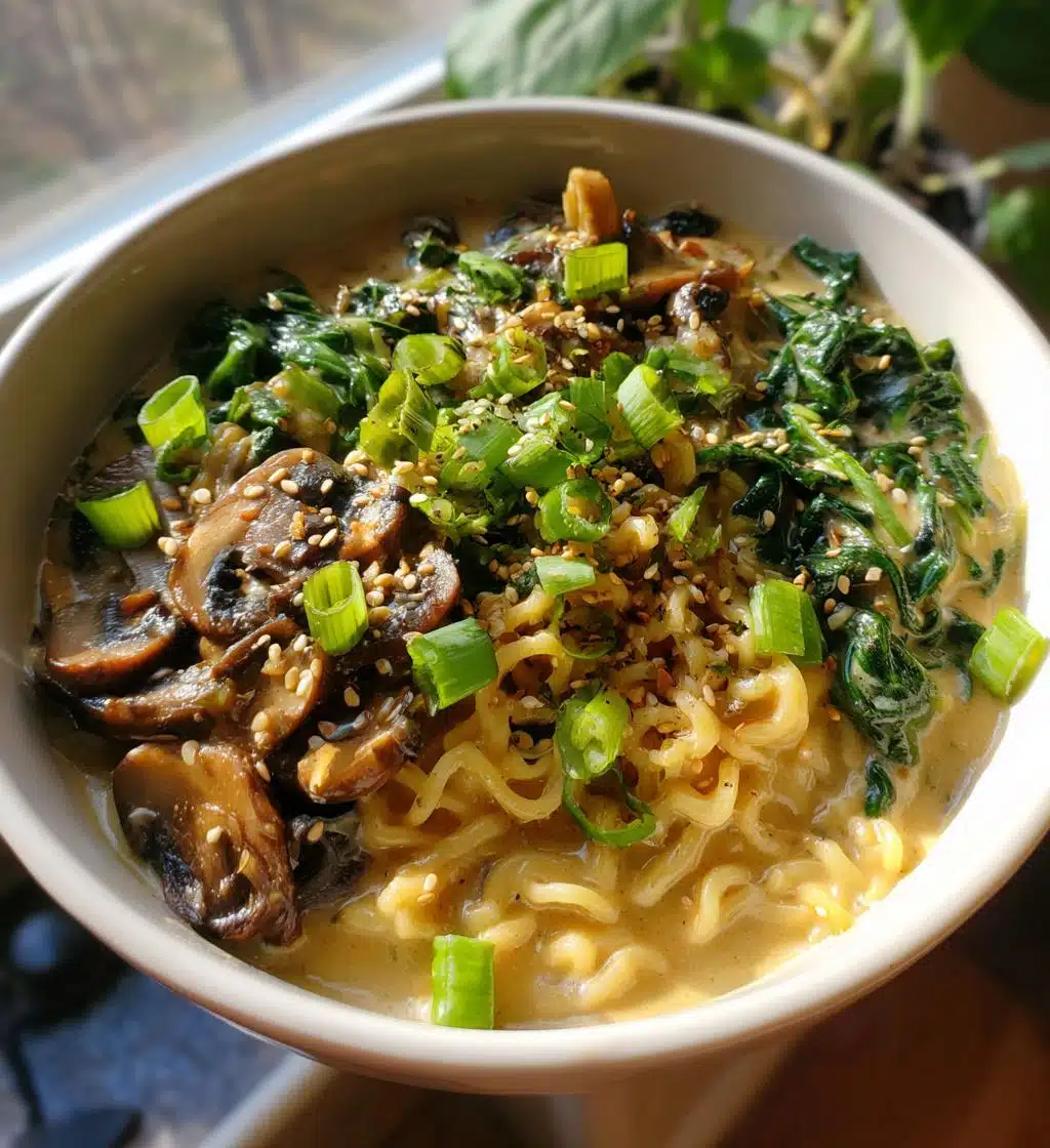 creamy vegan ramen - detail 1