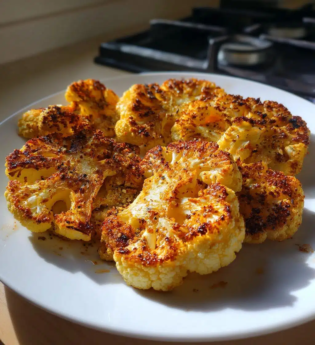 crispy baked cauliflower steaks recipe - detail 1