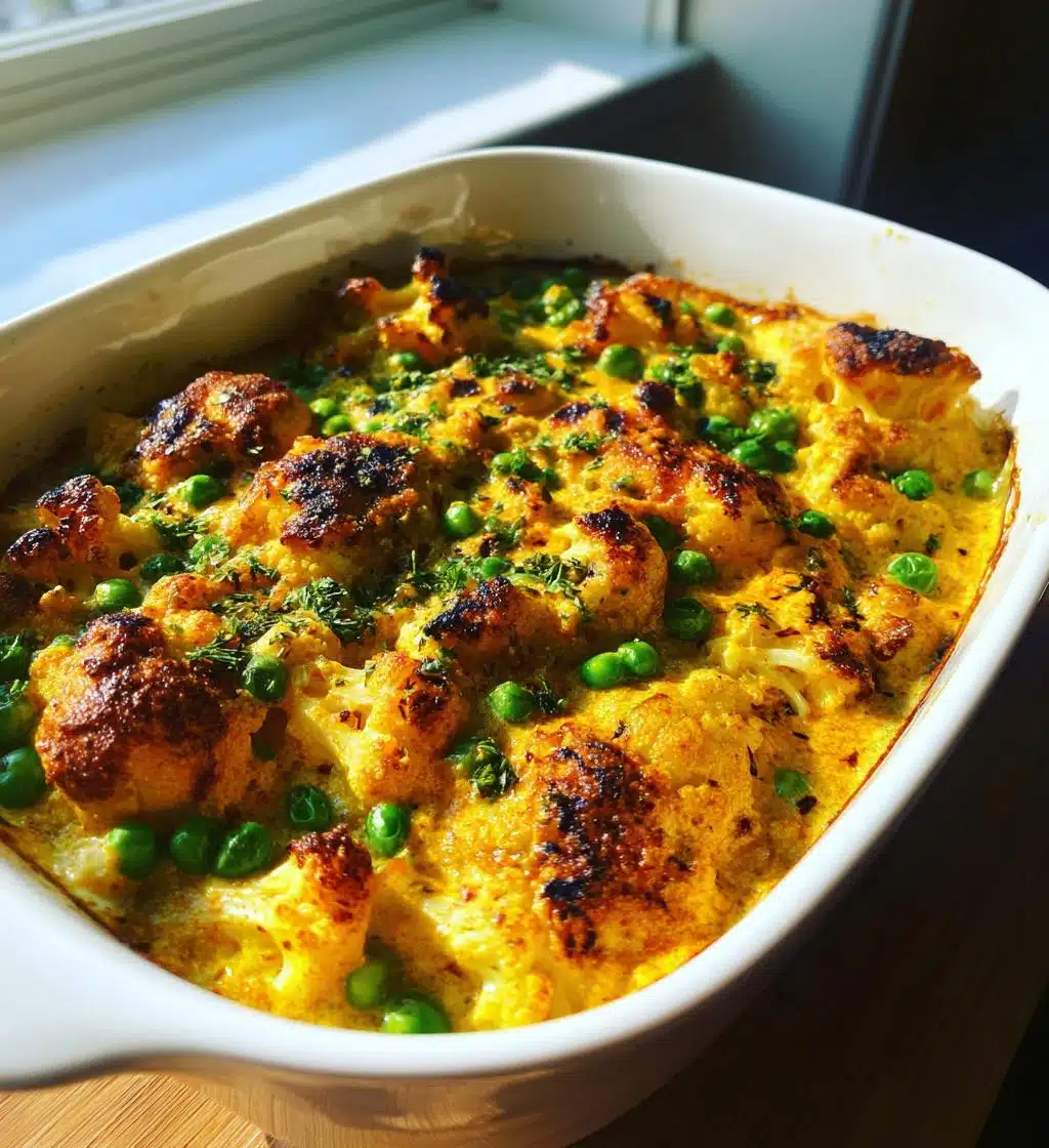 curried cauliflower casserole