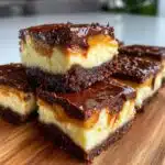 dulce de leche chocolate cheesecake bars recipe