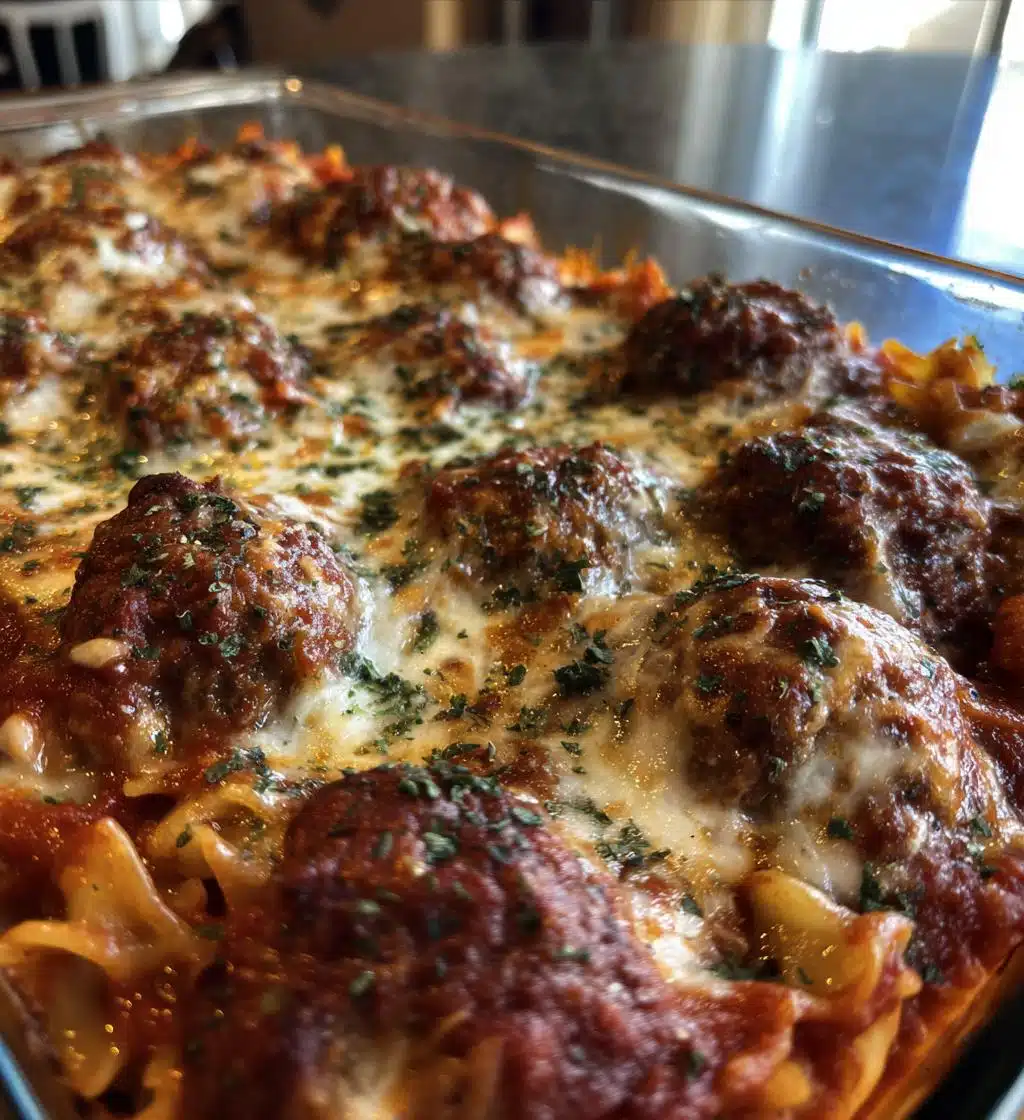 dump and bake meatball casserole recipe - detail 1