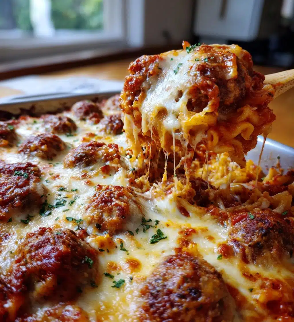 dump and bake meatball casserole recipe