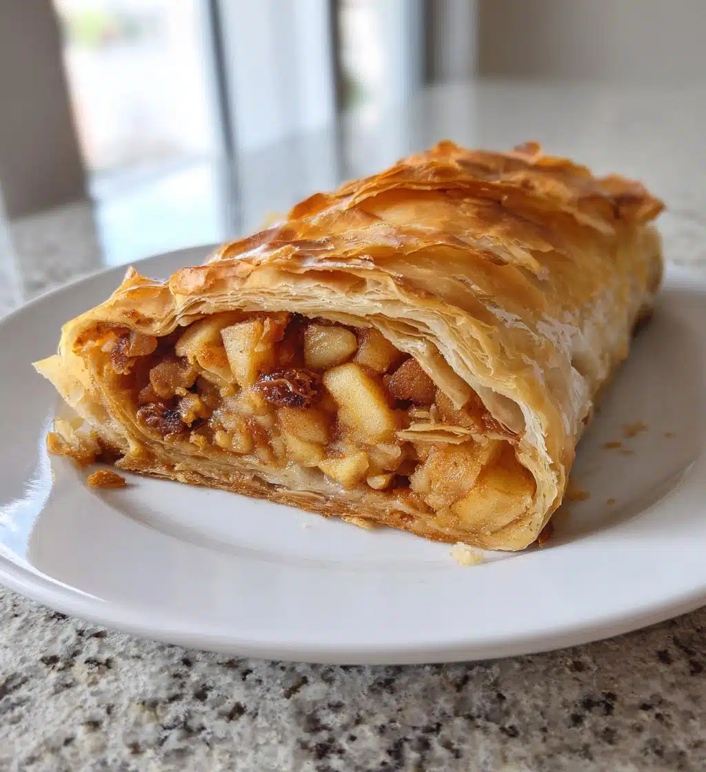 easy apple strudel - detail 1